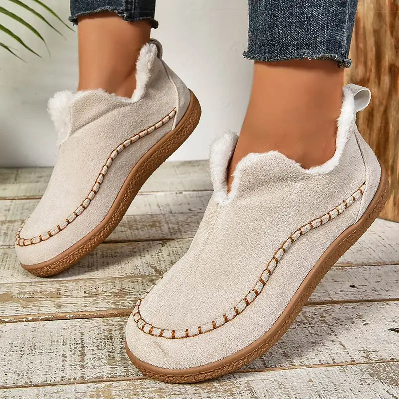 Rosalyn | Women's Shearling-Lined Suede-Look Ankle Boots