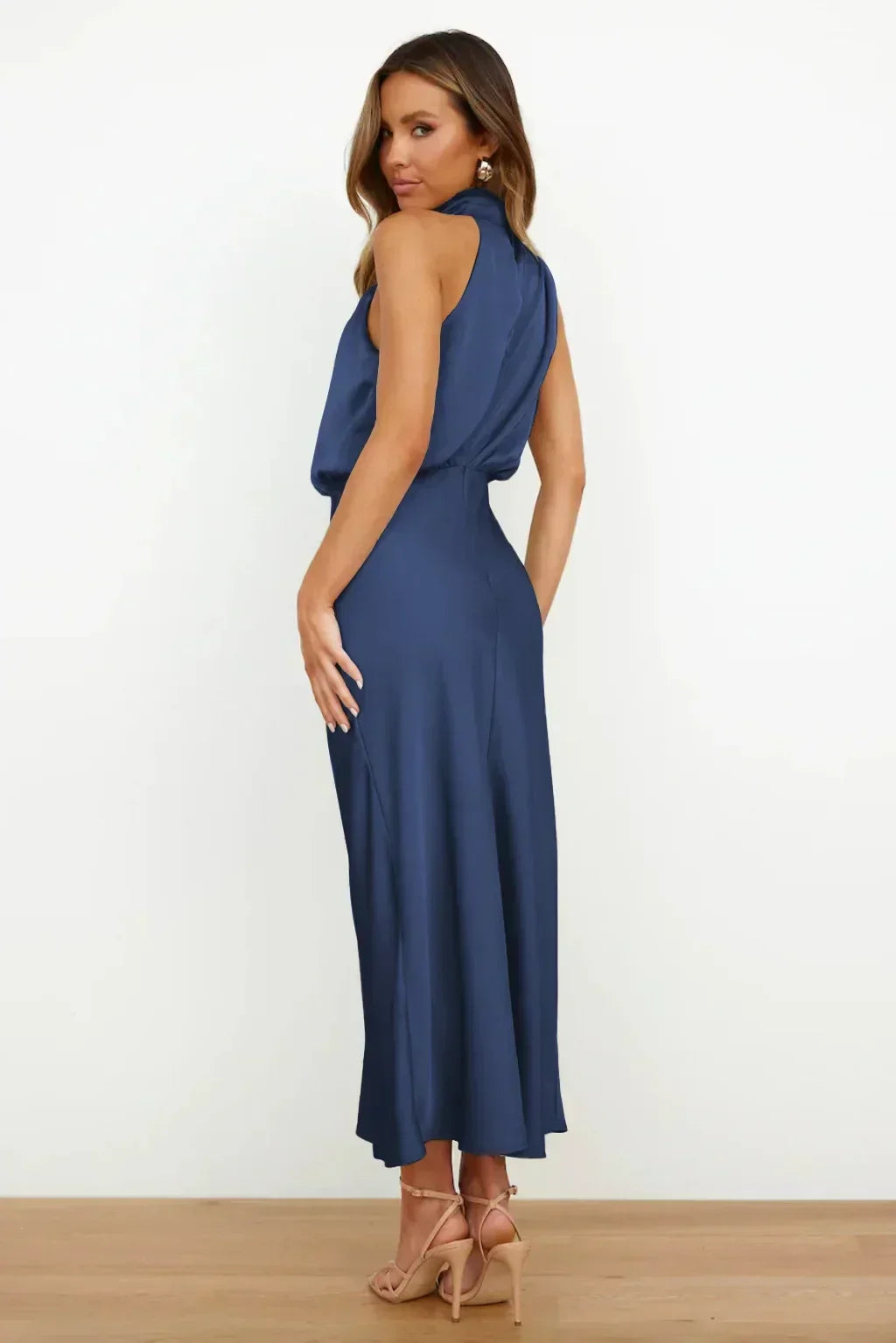 Doris | Women's Chic Halter-Neck Wedding Guest Dress