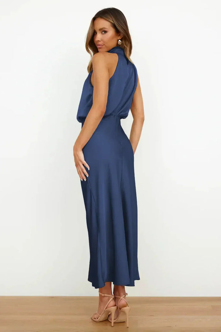 Doris | Women's Chic Halter-Neck Wedding Guest Dress