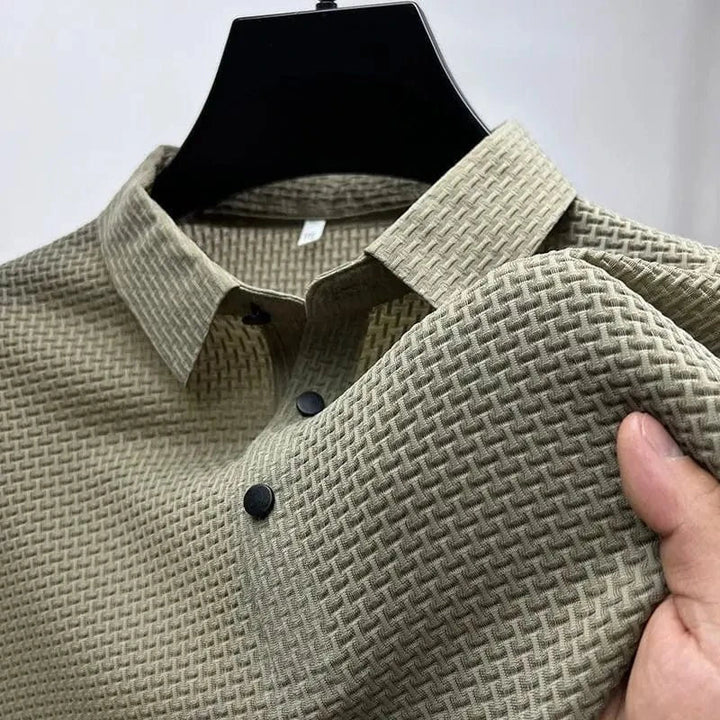 Jeff | Men's Silk Polo Shirt