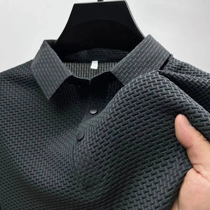 Jeff | Men's Silk Polo Shirt