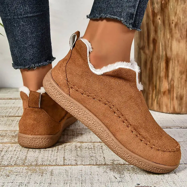 Rosalyn | Women's Shearling-Lined Suede-Look Ankle Boots