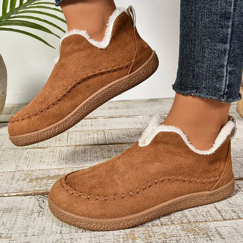 Rosalyn | Women's Shearling-Lined Suede-Look Ankle Boots