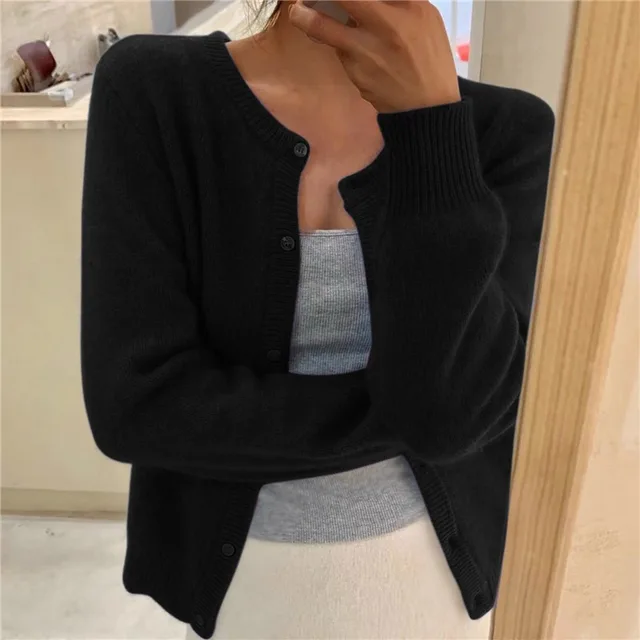 Chiara | Women's Knit Cardigan with Button Front