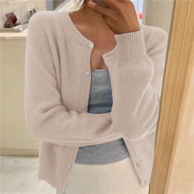 Chiara | Women's Knit Cardigan with Button Front
