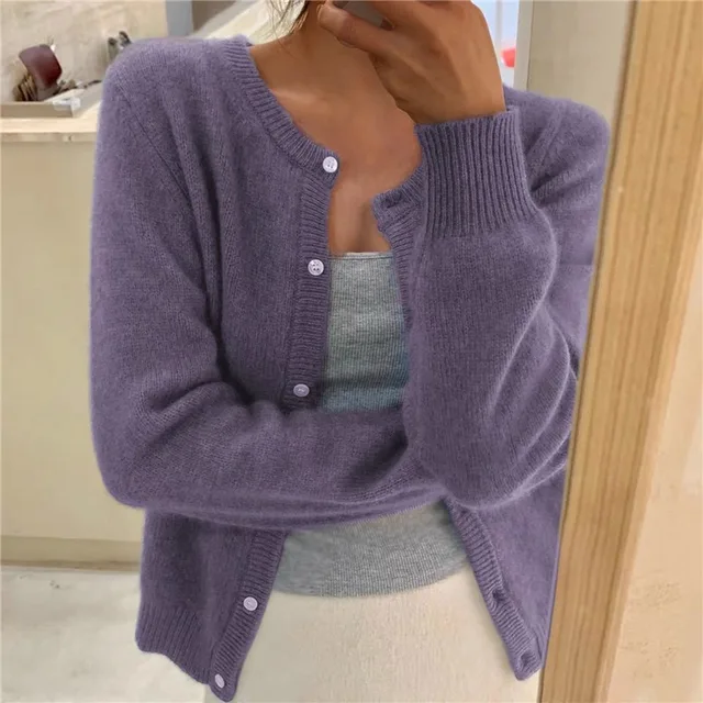 Chiara | Women's Knit Cardigan with Button Front
