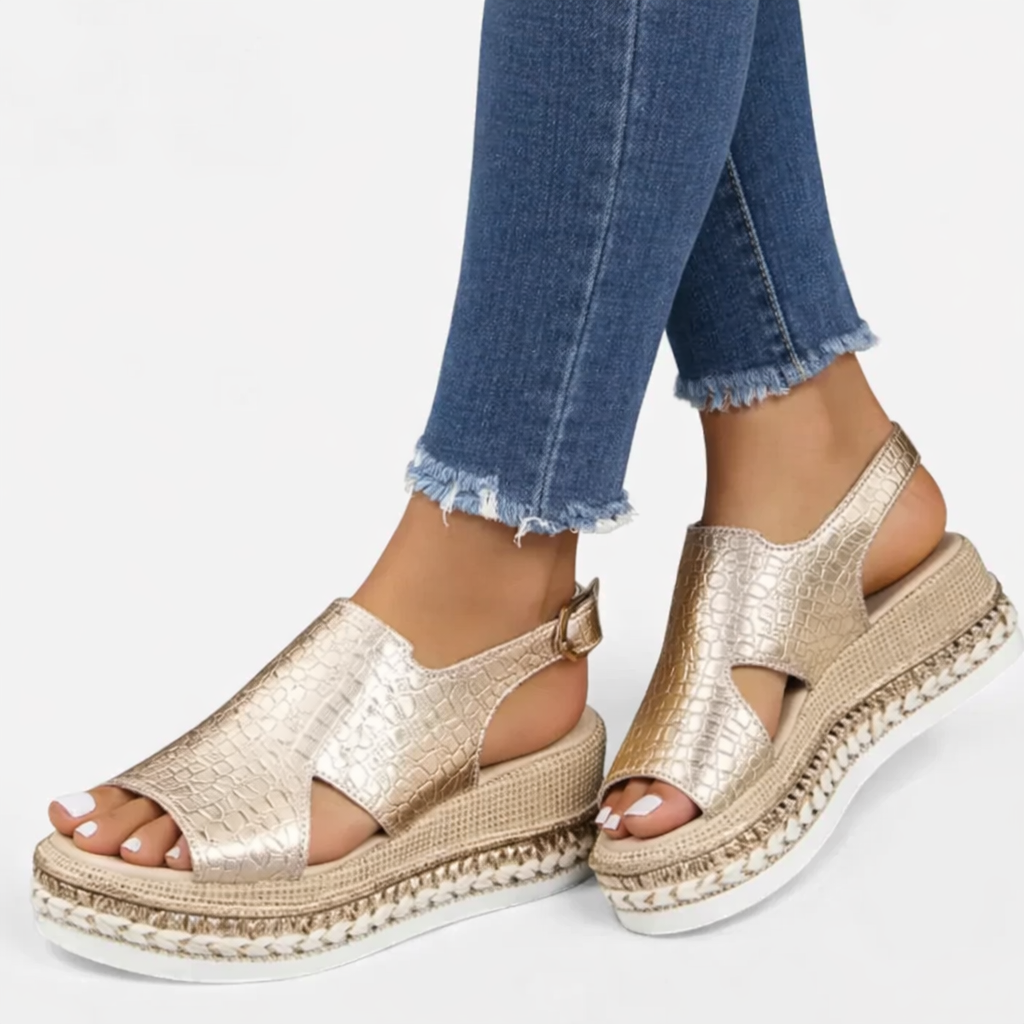 Cassandra | Elegant Wedge Sandals