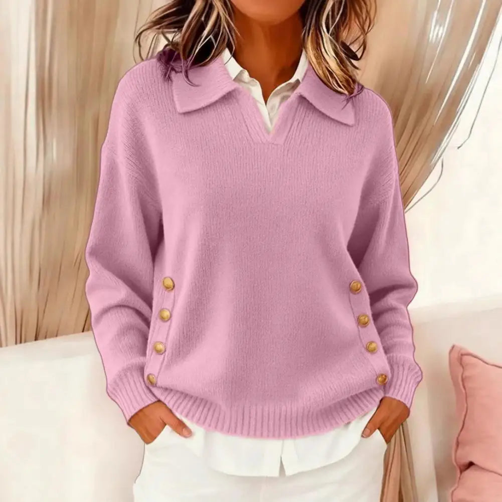 Monica | V-Neck Knit Sweater