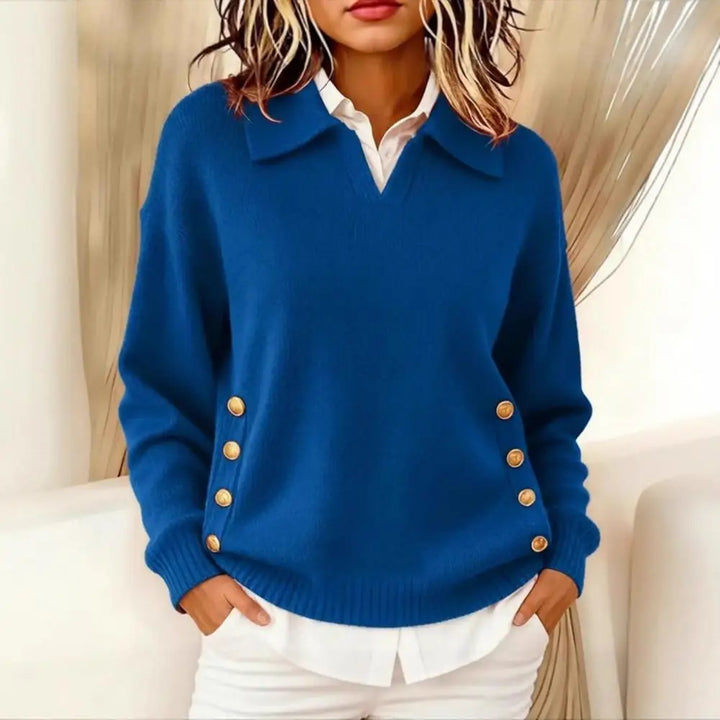 Monica | V-Neck Knit Sweater