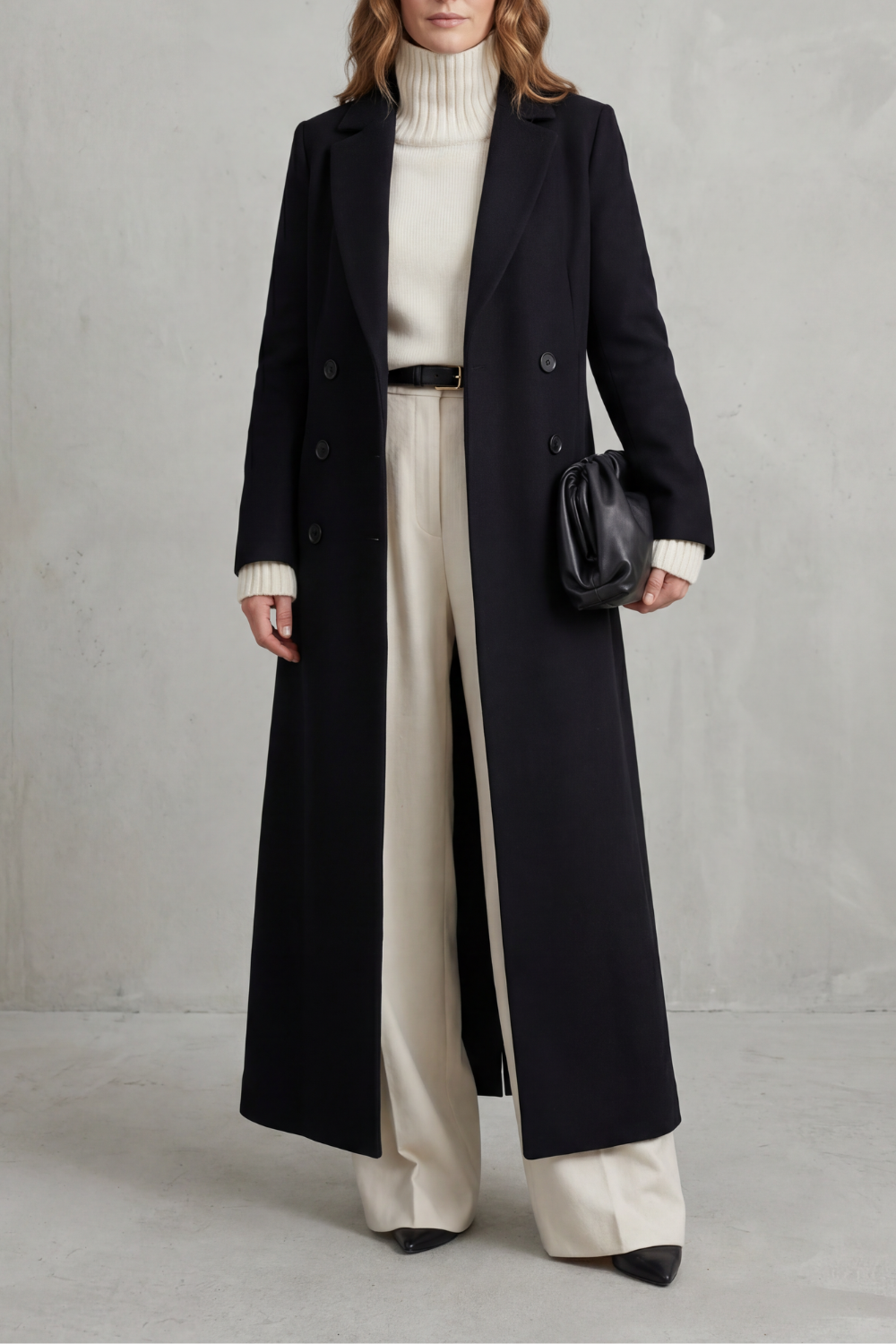 Vivian | Women's Longline Camel Wool Coat