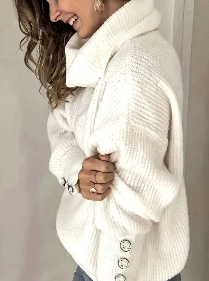 Gabrielle | Warm Turtleneck Knit Sweater