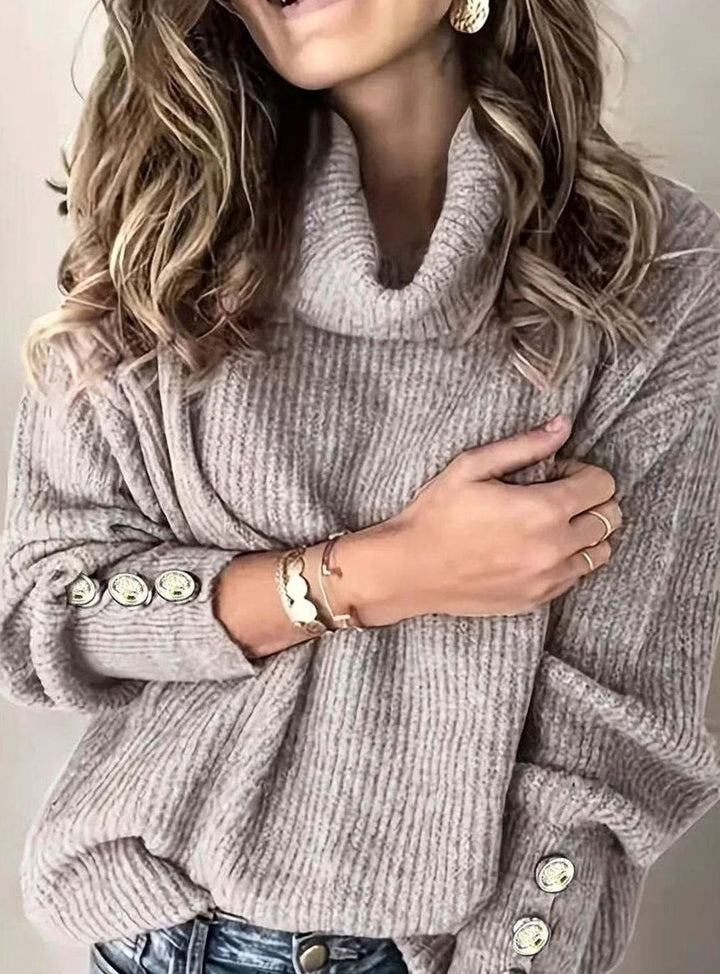 Gabrielle | Warm Turtleneck Knit Sweater