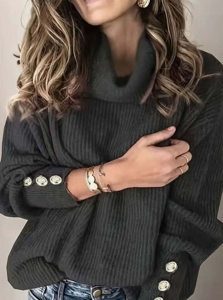Gabrielle | Warm Turtleneck Knit Sweater