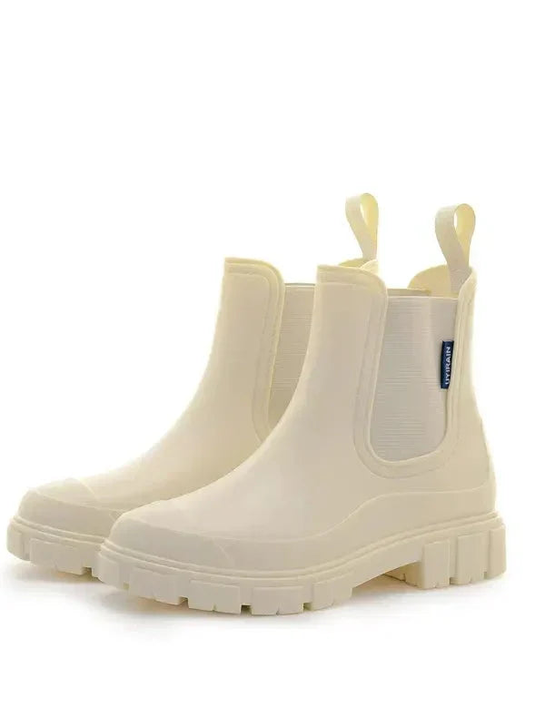 Rayna | Waterproof Chelsea Rain Boots with Chunky Lug Sole