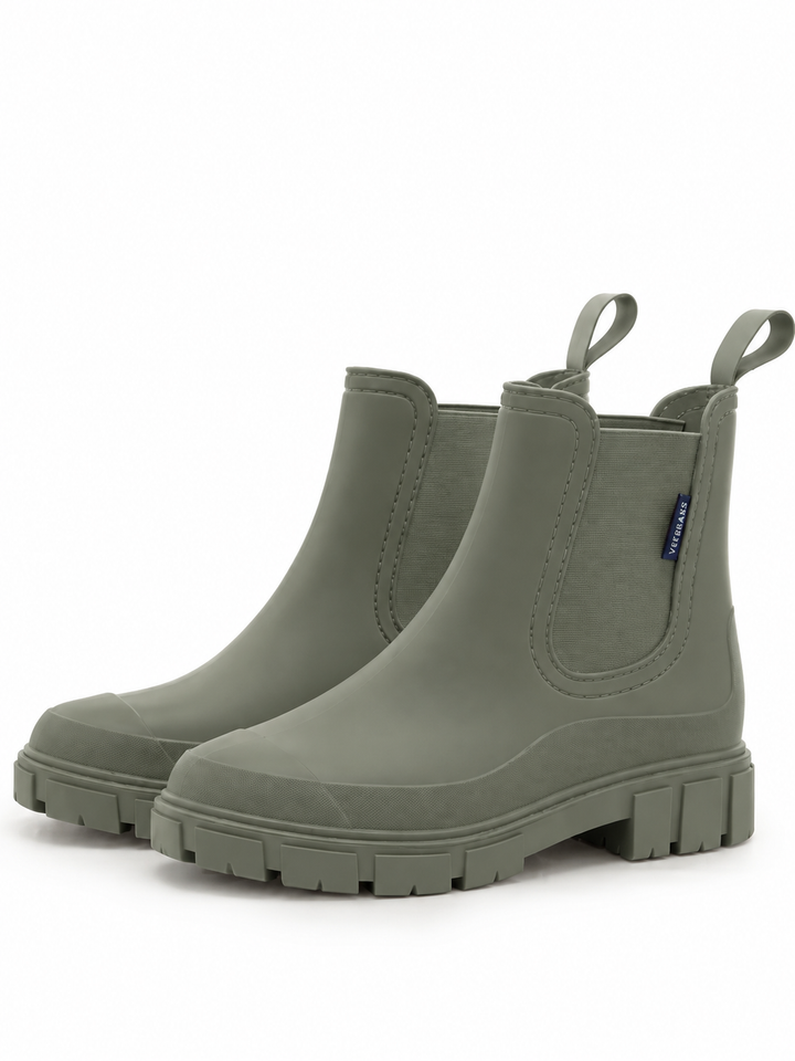 Rayna | Waterproof Chelsea Rain Boots with Chunky Lug Sole