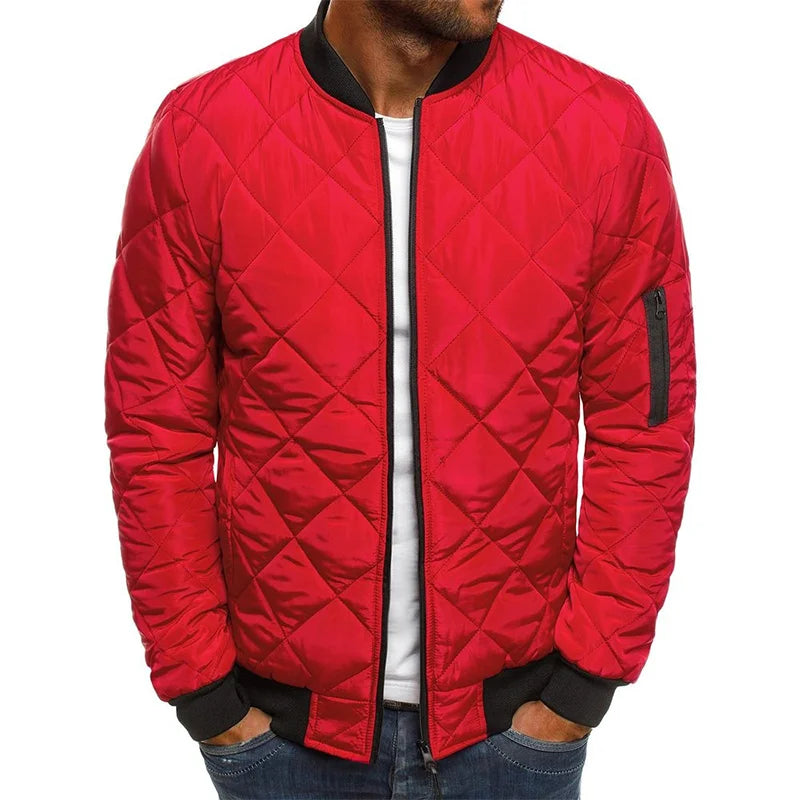 Cecil | Men's Quilted Bomber Jacket