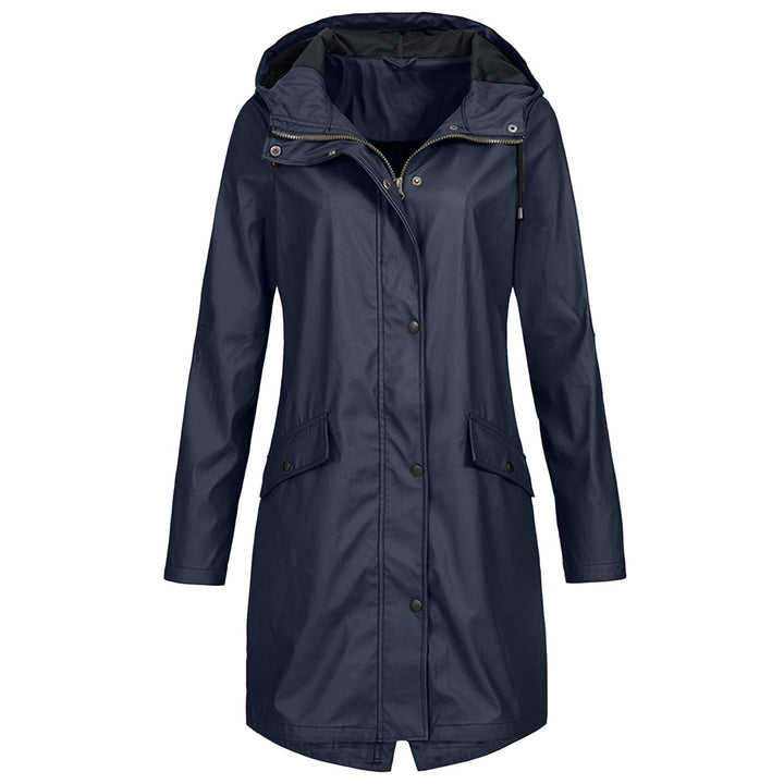 Trinity | Women's Hooded Waterproof Rain Jacket with Elasticated Waist