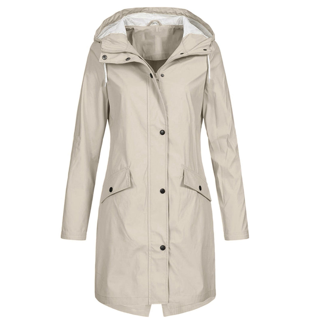 Trinity | Women's Hooded Waterproof Rain Jacket with Elasticated Waist