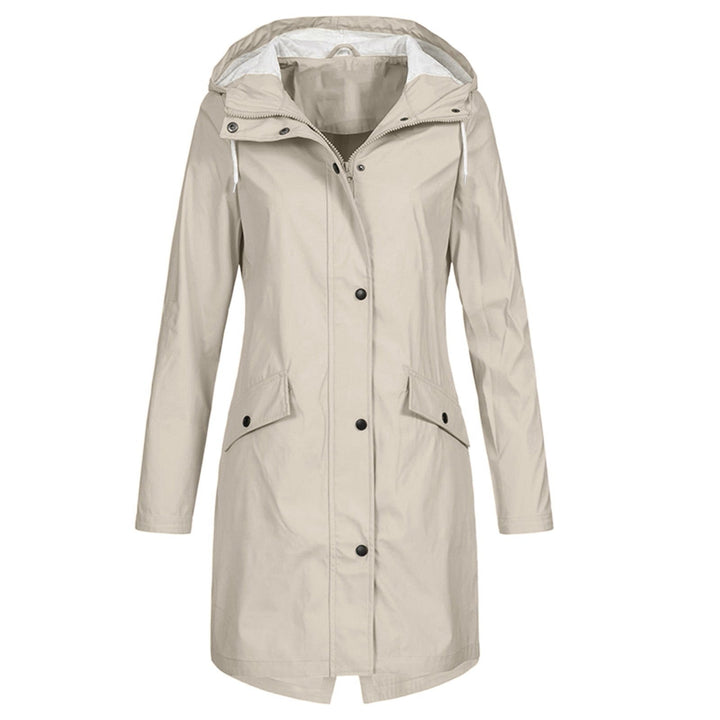Trinity | Women's Hooded Waterproof Rain Jacket with Elasticated Waist