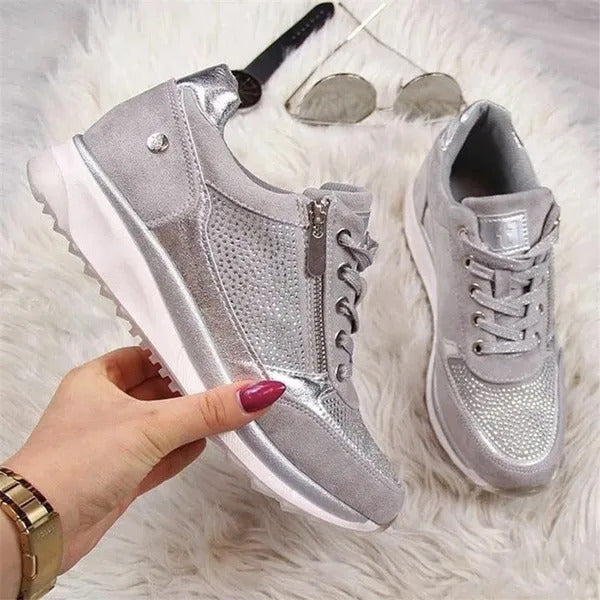 Evelyn™ | Women's Zip-Up Orthopaedic Sneakers