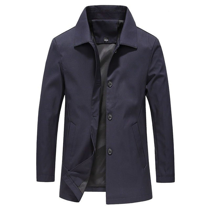 Eric | Men's Button-Down Collar Trench Coat