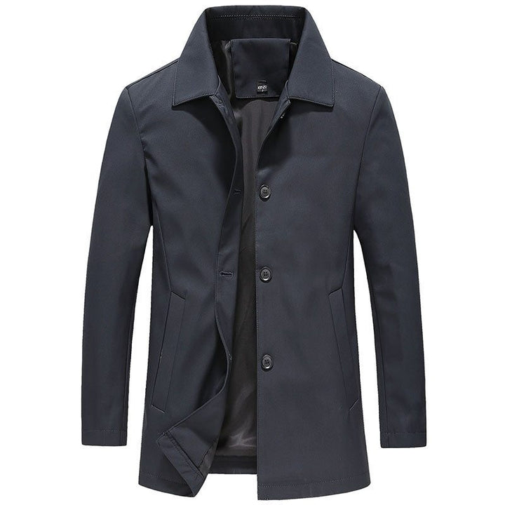 Eric | Men's Button-Down Collar Trench Coat