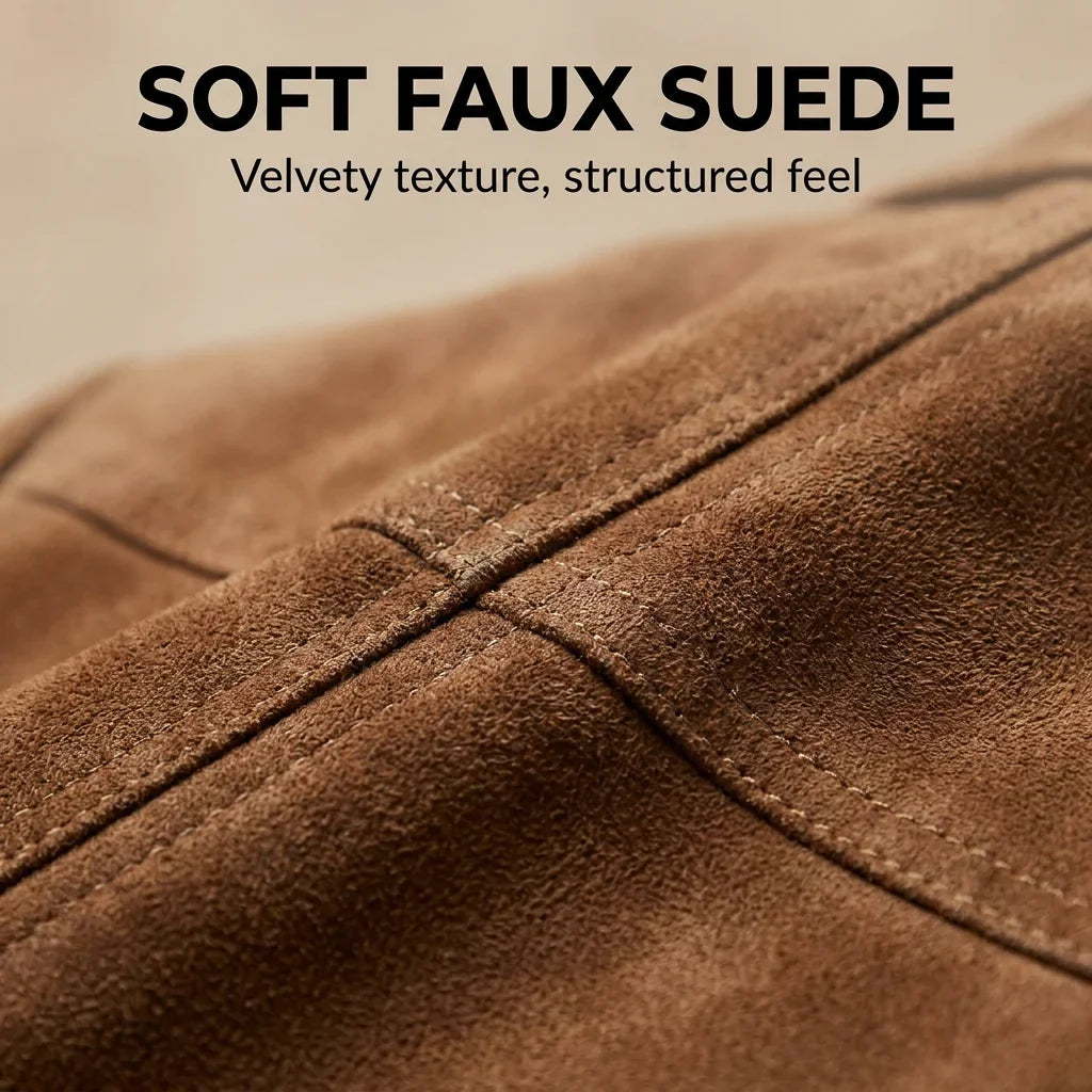 Alice | Button-Down Suede Blazer for Women