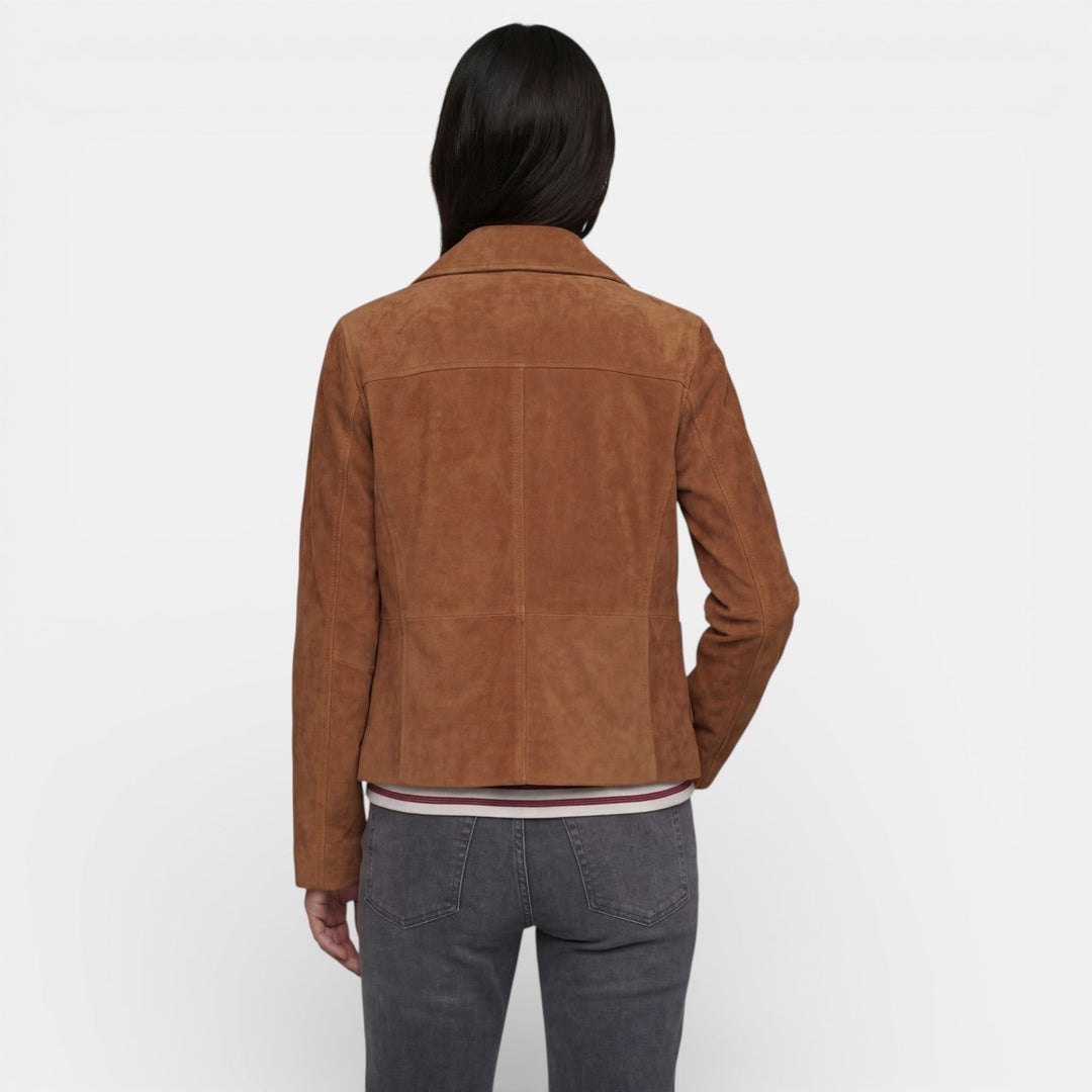Barbara | Women's Elegant Lightweight Suede Jacket