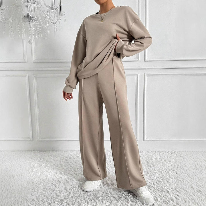 Oakley | Women's Two Piece Set with Drop Shoulder Top and Wide Leg Trousers