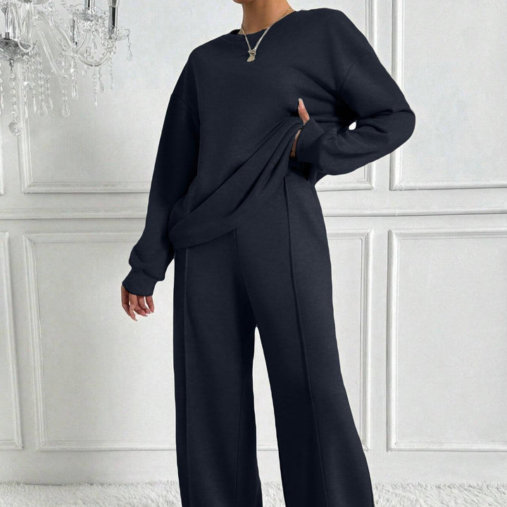 Oakley | Women's Two Piece Set with Drop Shoulder Top and Wide Leg Trousers