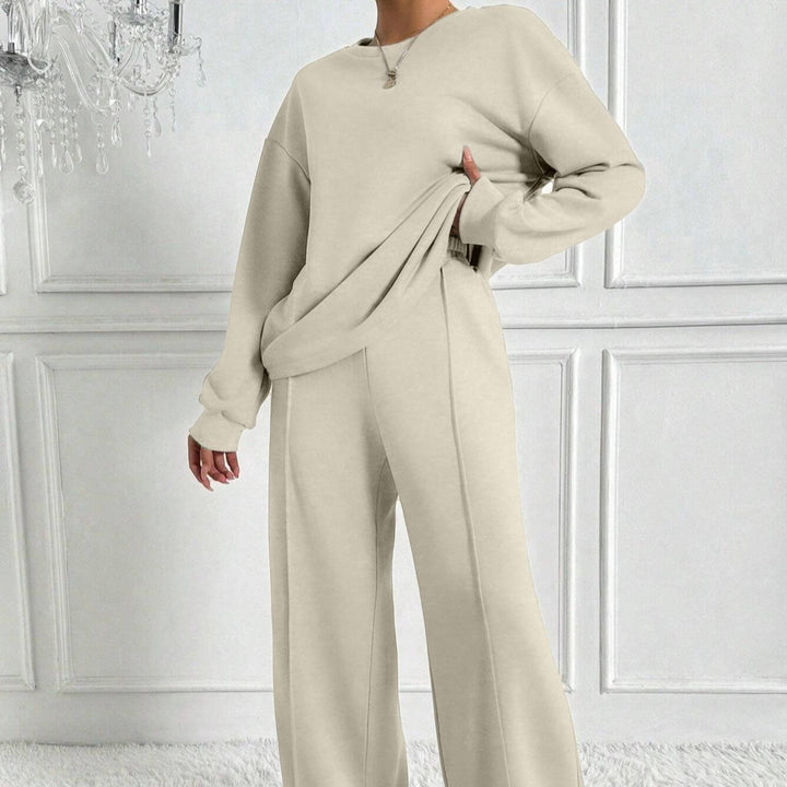 Oakley | Women's Two Piece Set with Drop Shoulder Top and Wide Leg Trousers
