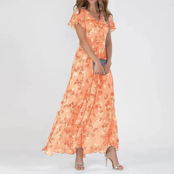 Helena | Elegant Floral Maxi Dress