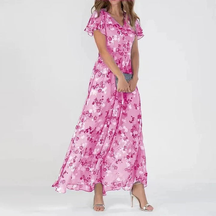 Helena | Elegant Floral Maxi Dress