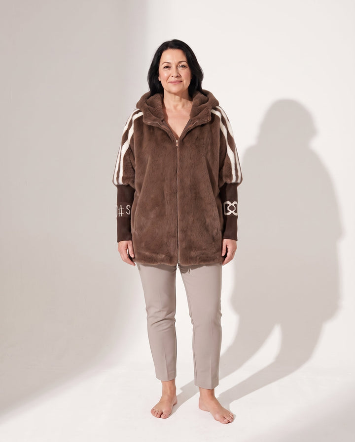 Sierra | Women's Black Faux Fur Hood Plus Size Winter Puffer Coat