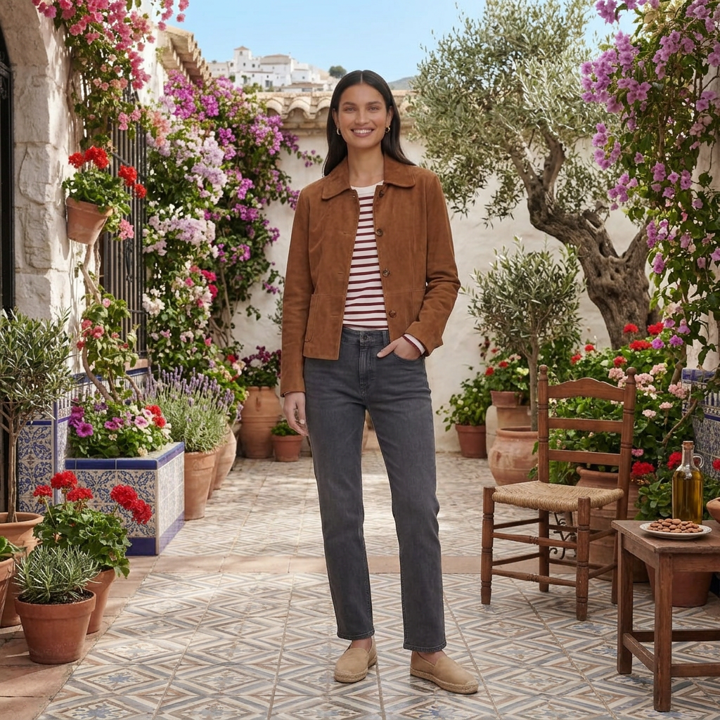 Barbara | Women's Elegant Lightweight Suede Jacket