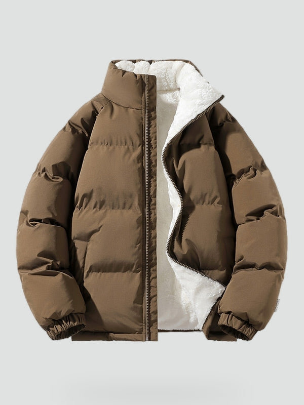 Leonard | Men's Waterproof Puffer Jacket with Fleece Lining