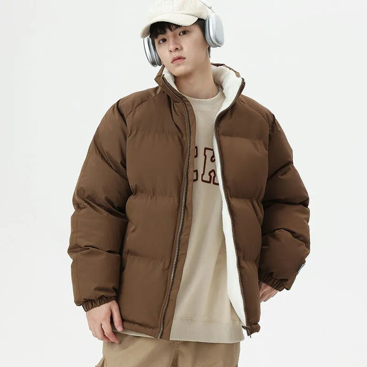 Leonard | Men's Waterproof Puffer Jacket with Fleece Lining