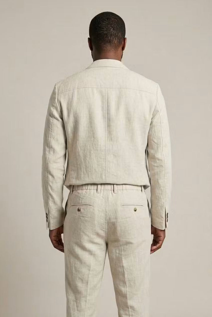 Gareth | Men’s linen set with a relaxed fit