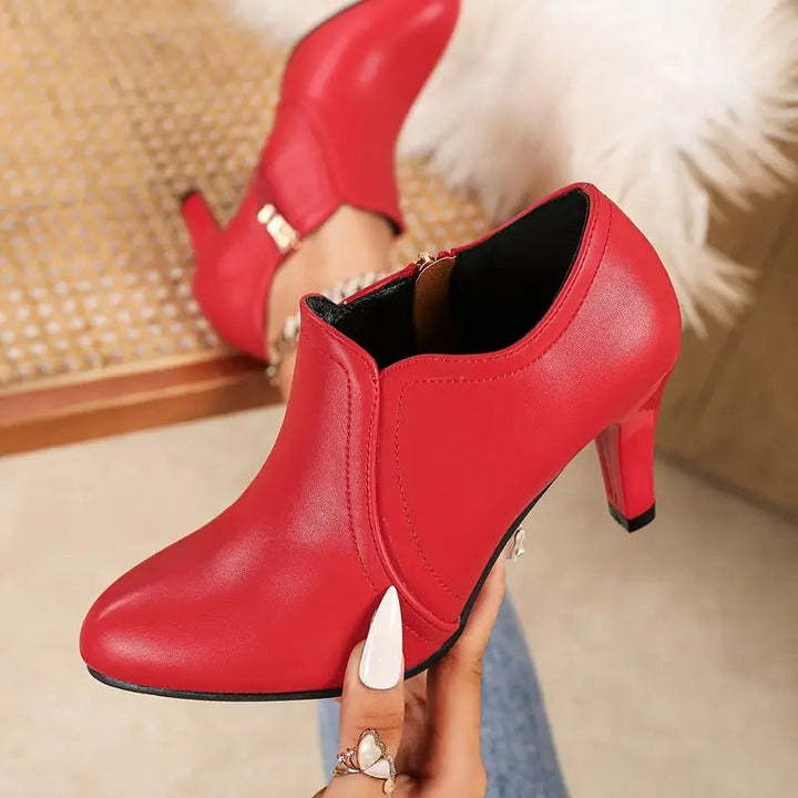 Lilianna | Women's Leather Comfort Ankle Boots