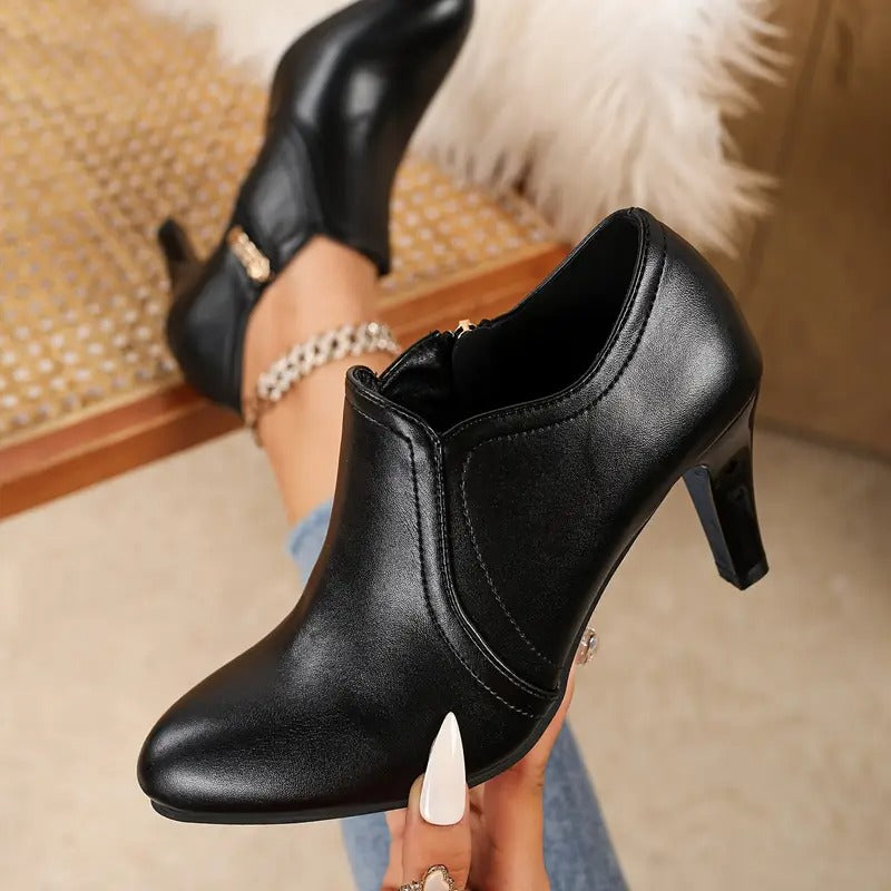 Lilianna | Women's Leather Comfort Ankle Boots