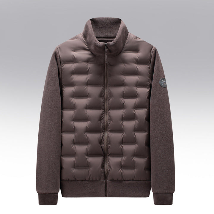 Sidney | Men's Fleece-Trim Quilted Down Jacket