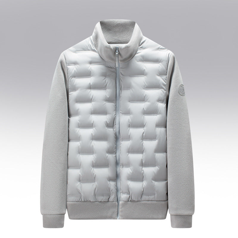 Sidney | Men's Fleece-Trim Quilted Down Jacket
