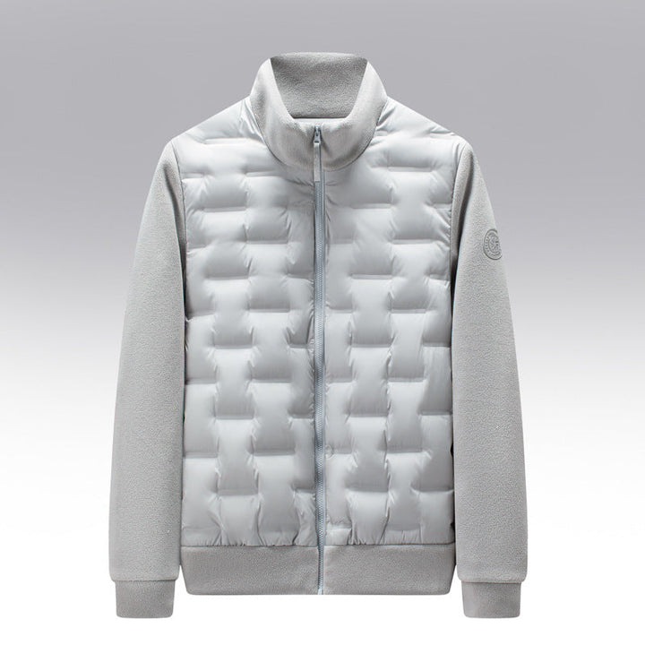 Sidney | Men's Fleece-Trim Quilted Down Jacket
