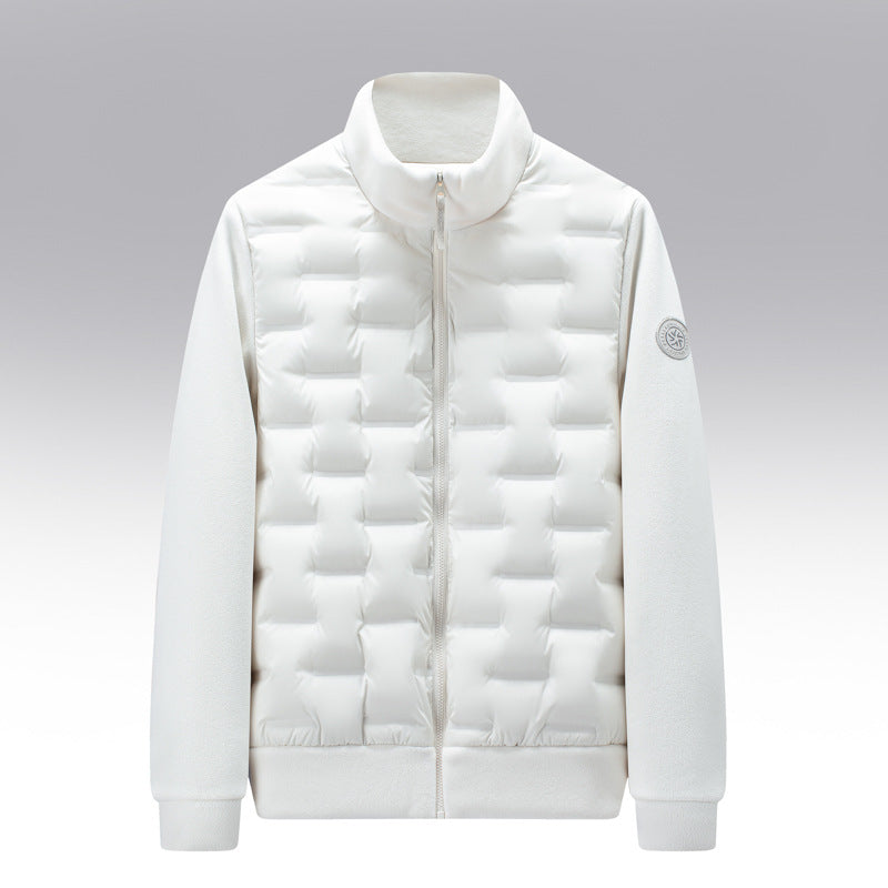 Sidney | Men's Fleece-Trim Quilted Down Jacket