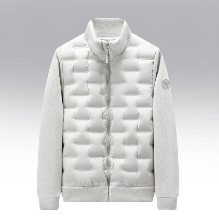 Sidney | Men's Fleece-Trim Quilted Down Jacket