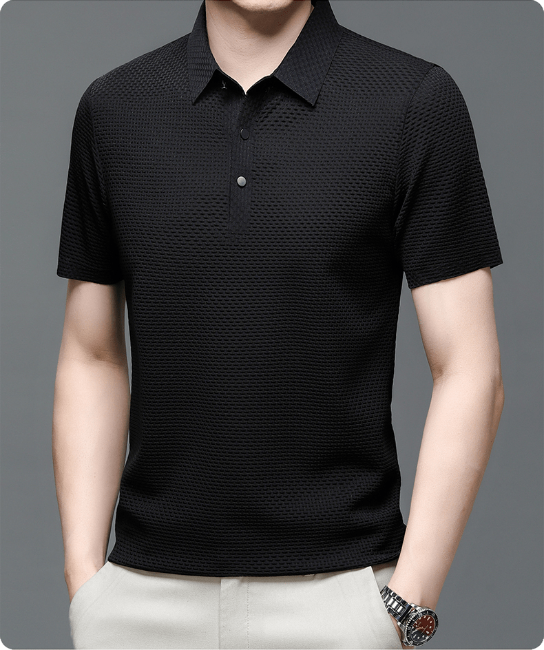 Jeff | Men's Silk Polo Shirt