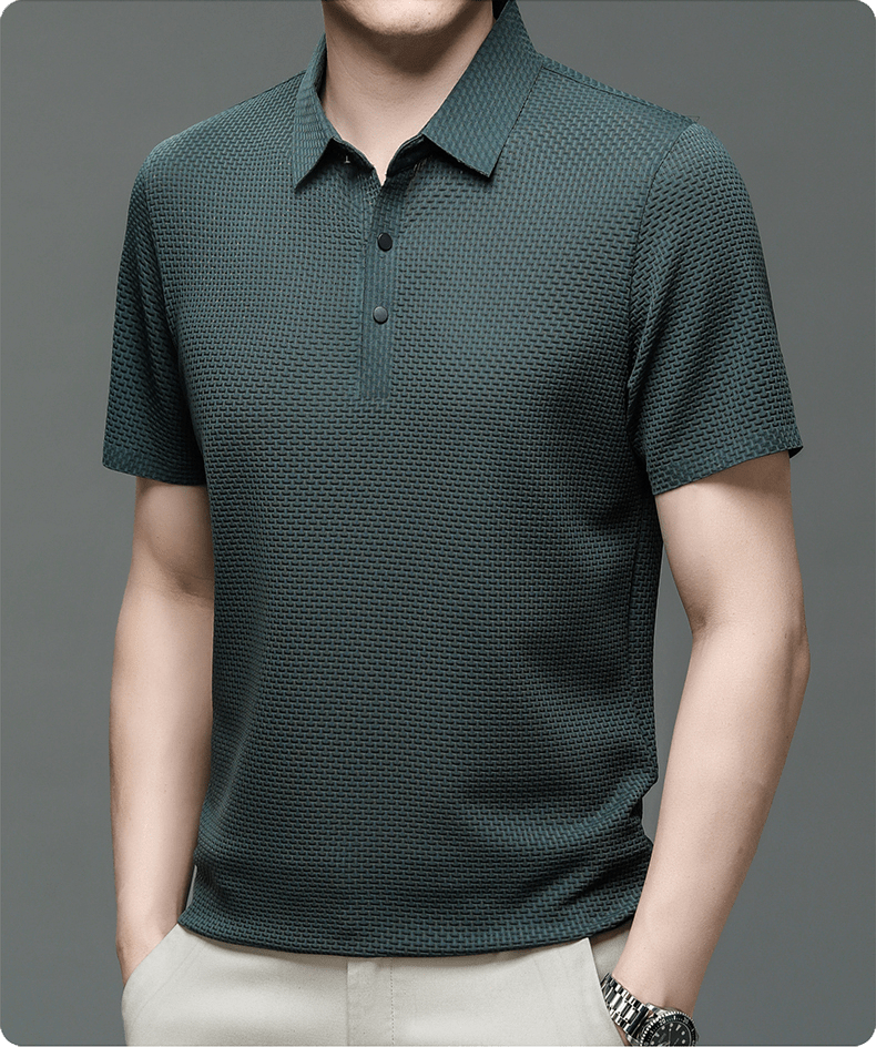 Jeff | Men's Silk Polo Shirt