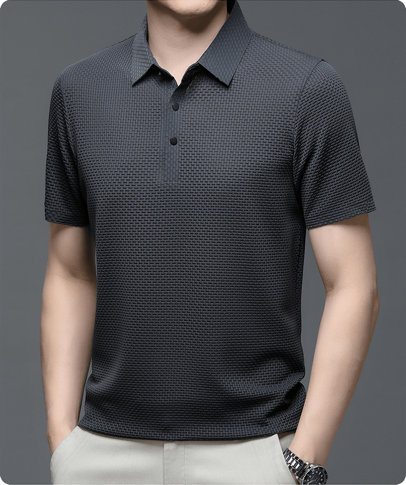 Jeff | Men's Silk Polo Shirt