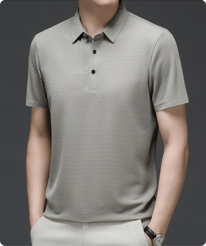 Jeff | Men's Silk Polo Shirt