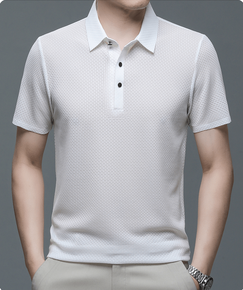 Jeff | Men's Silk Polo Shirt